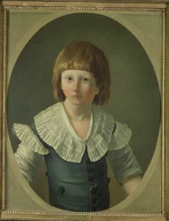 Louis XVII (1785-95) im Alter von 8 Jahren im Tempel, 1793